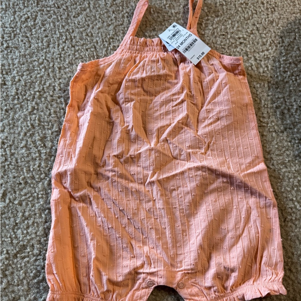 First Impressions Peach Bodysuit